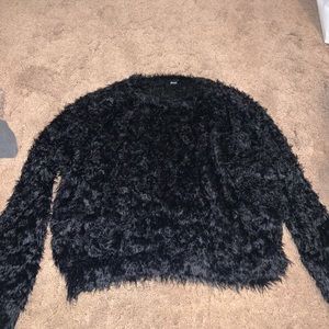 Black Furry Sweater
